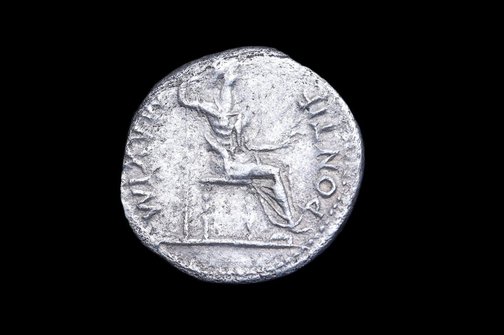 Emperor Tiberius 14-37AD silver coin "Tribute Penny"