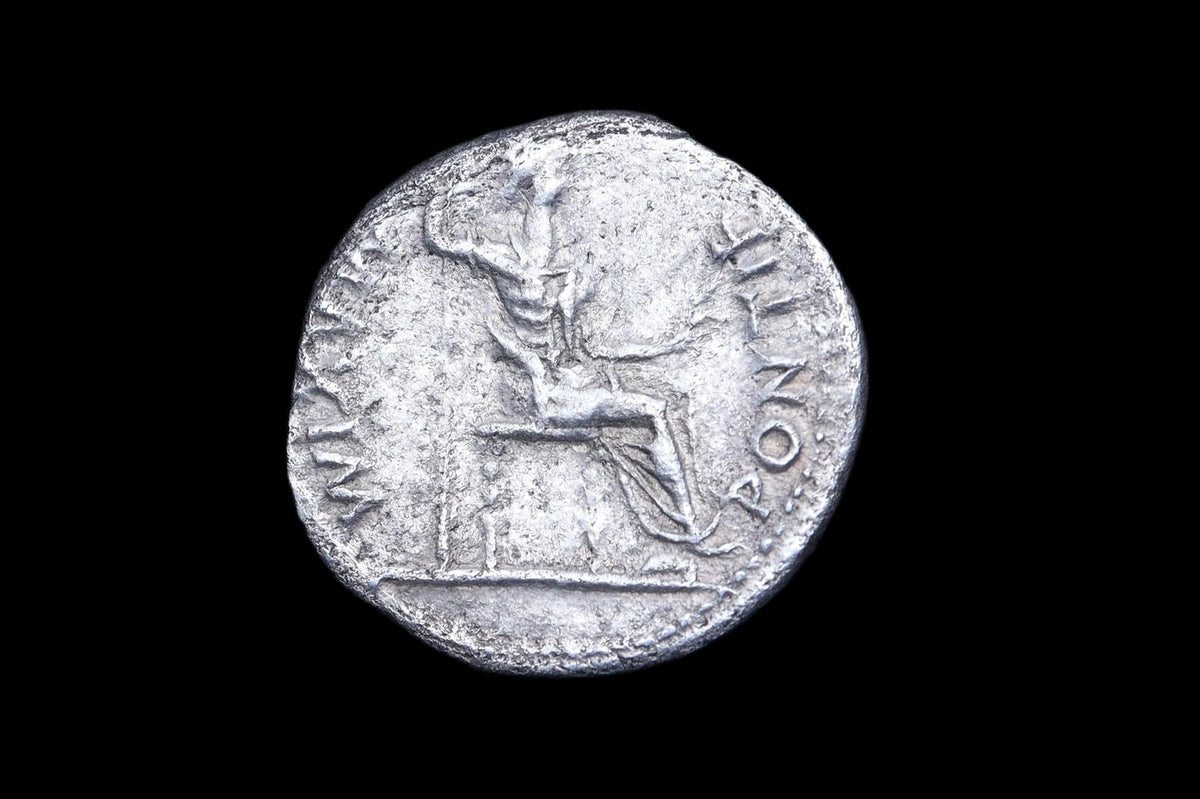 Emperor Tiberius 14-37AD silver coin "Tribute Penny"